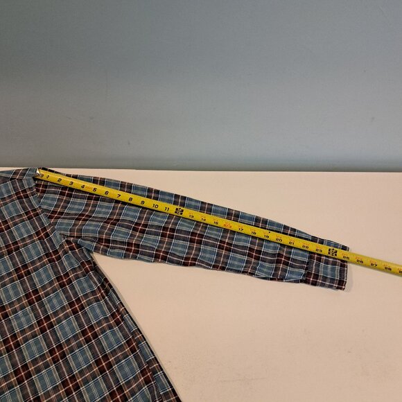 J. Crew Men's Small Mercantile Long Sleeve Button Down Plaid Shirt Style #J4597 - Picture 14 of 15